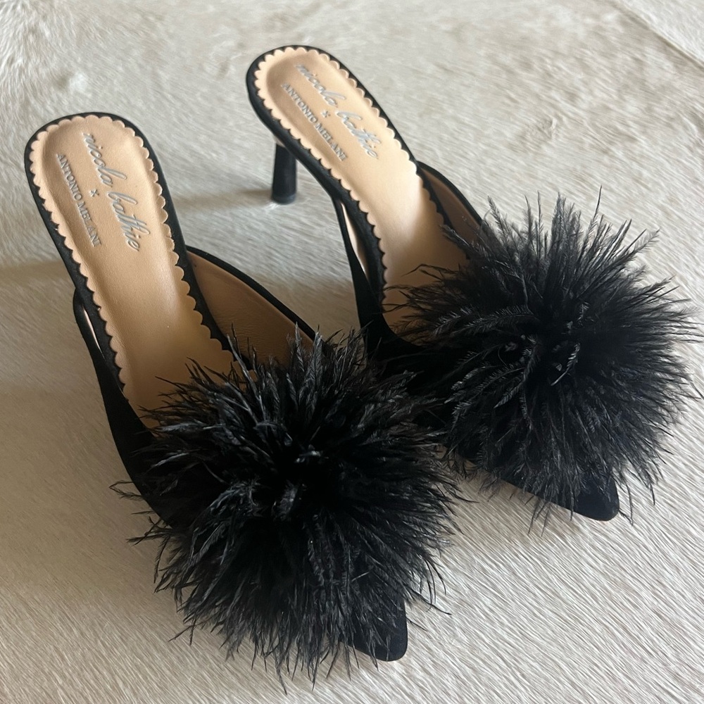 Nicola Bathie x Antonio Melani mules | Size 7.5